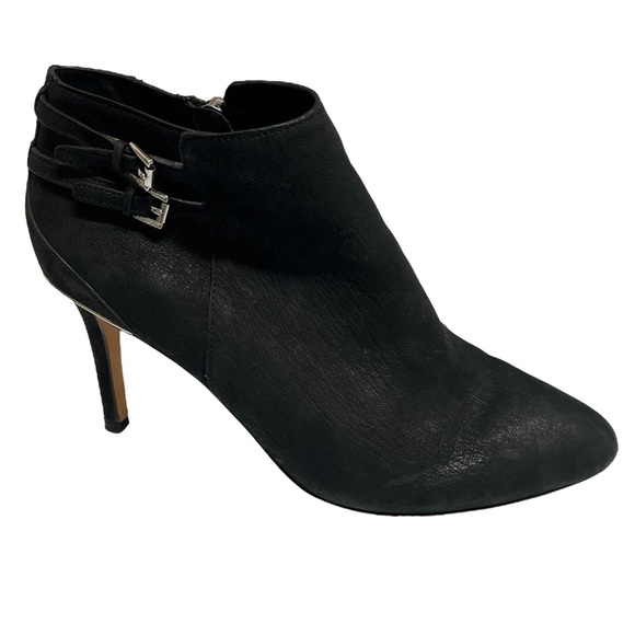 Coach Women's Daphney Heeled Leather Booties Size 8.5 - Picture 1 of 9